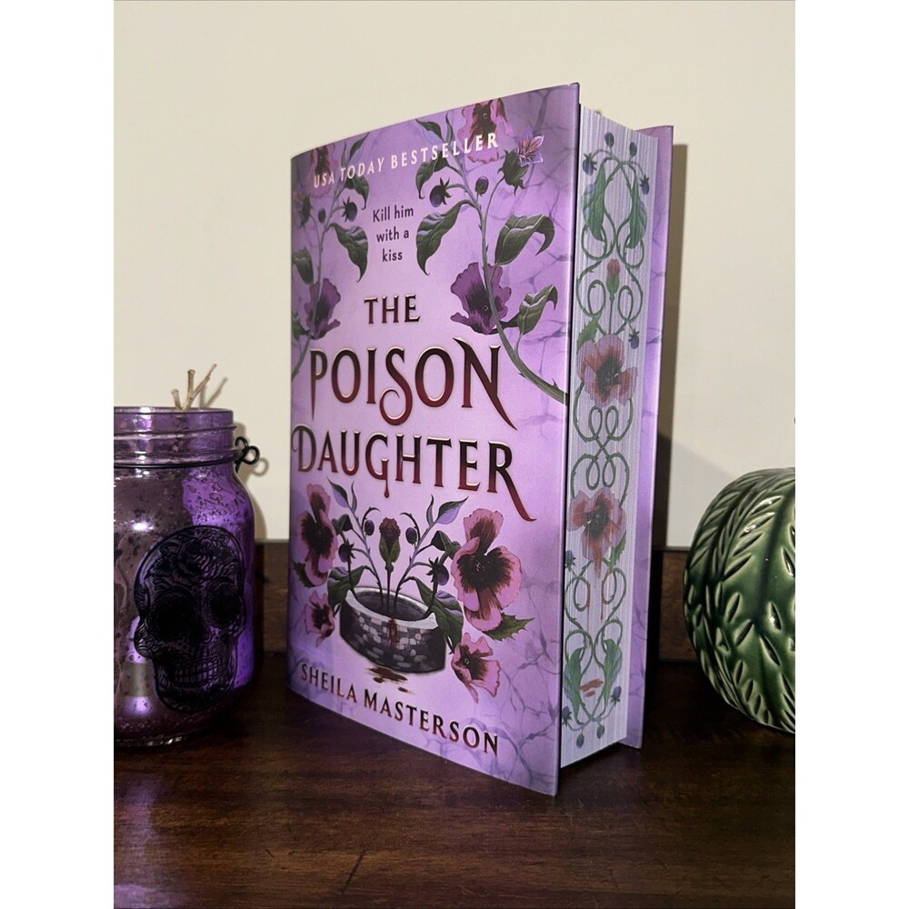 Signed The Poison Daughter By Sheila Masterson-Deluxe Edition W/ Sprayed Edges